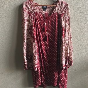 Dress long sleeve dress